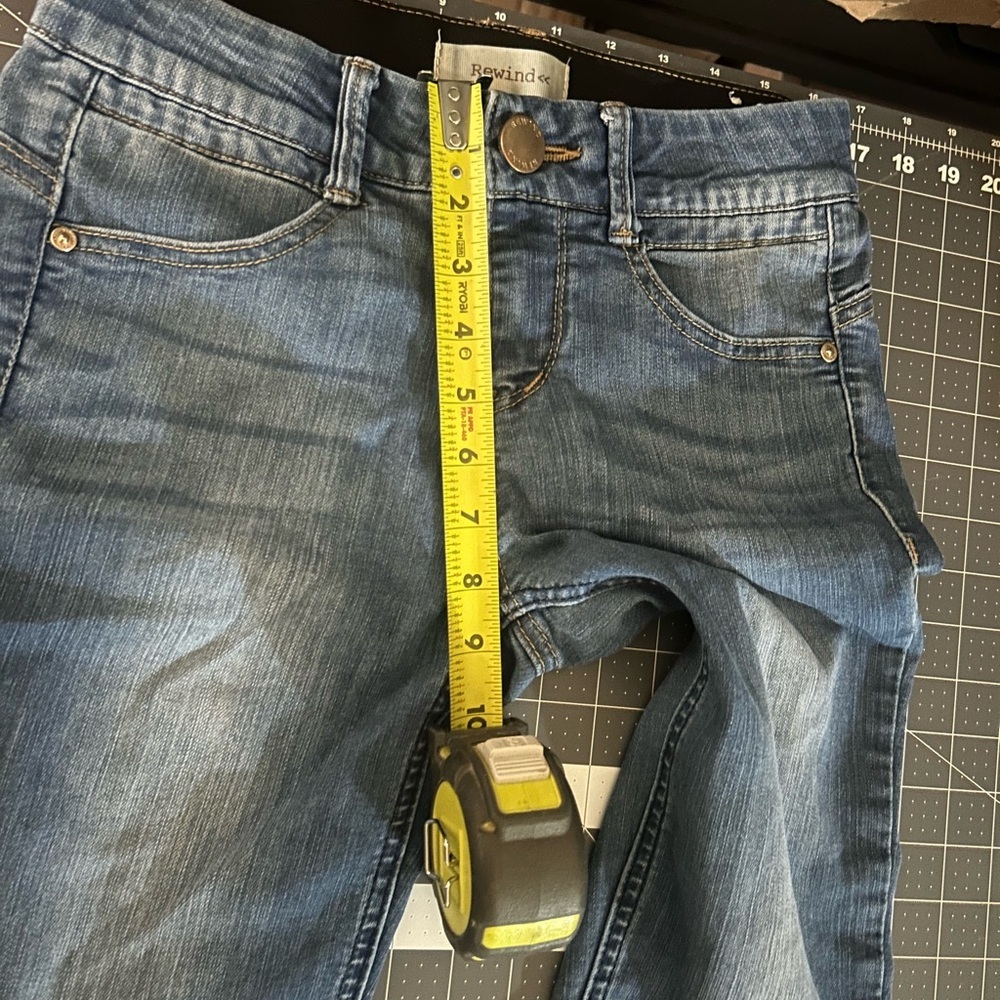 Rewind Women's Skinny Jeans - Deep Blue - Picture 2 of 6